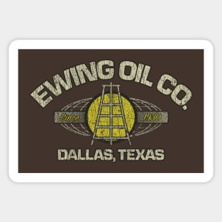 Ewing Oil Company 1930 Sticker